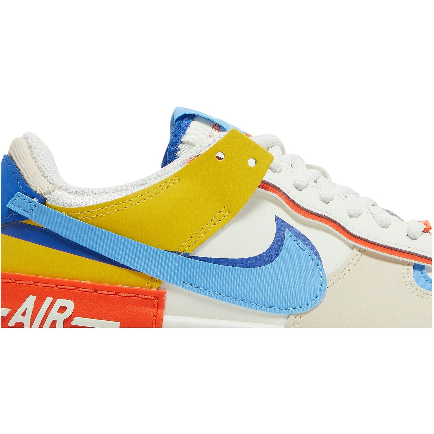 ( Women ) Nike Air Force 1 Low Shadow ‘Sail Game Royal Rush Orange University Blue’ CI0919-115