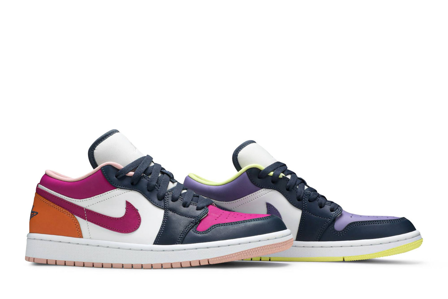 ( Women ) Air Jordan 1 Low SE ‘Mismatched – Purple Magenta’ DJ4342-400