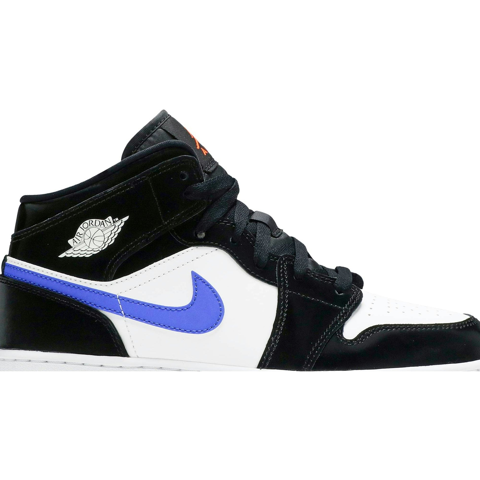 ( Grade School ) Air Jordan 1 Mid ‘Black Racer Blue’ 554725-084