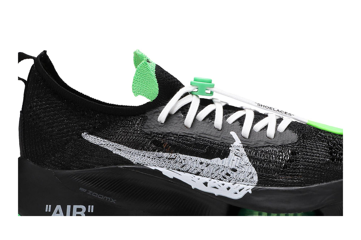 Off-White X Nike Air Zoom Turbo Next% Flyknit ‘Black’ CV0697-001