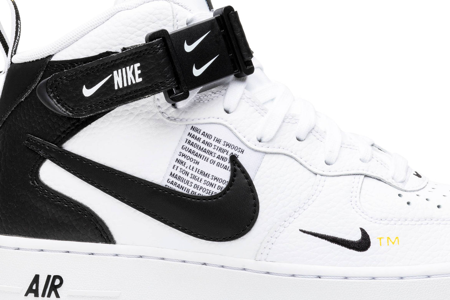 Nike Air Force 1 Mid Utility White Black 804609-103