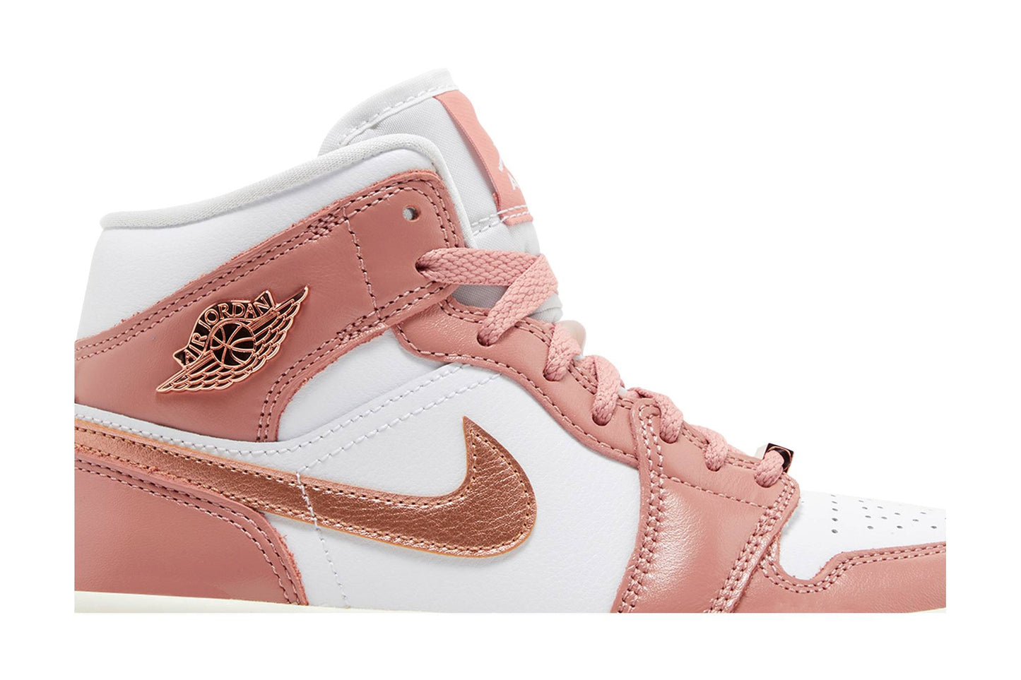 ( Women ) Air Jordan 1 Mid SE ‘Red Stardust’ FB9892-670