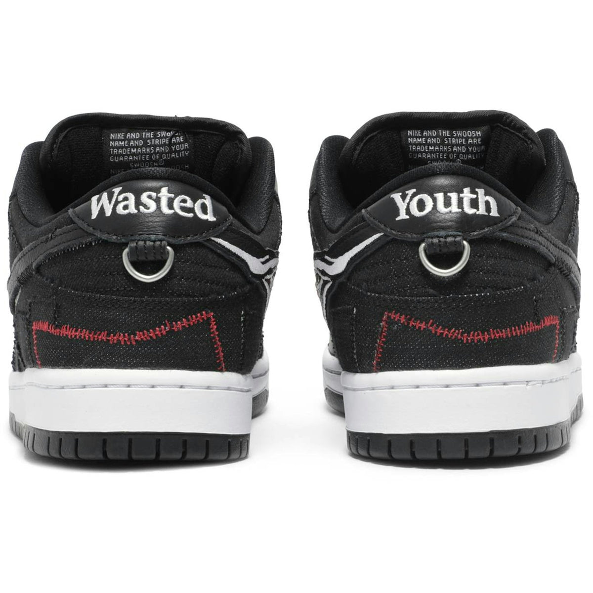 Wasted Youth X Nike SB Dunk Low 'Black Denim' DD8386-001