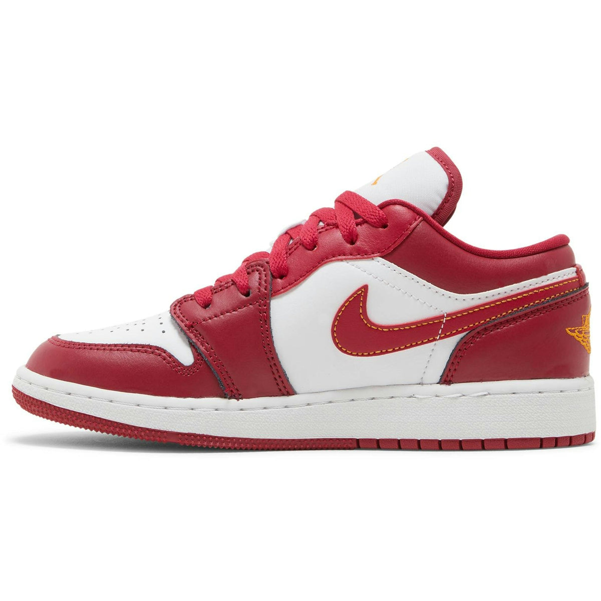 ( Grade School ) Air Jordan 1 Low Cardinal Red 553560-607