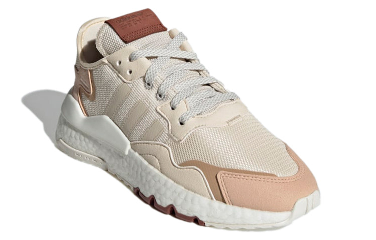 ( Women ) Adidas Originals Nite Jogger Cream Brown H01734
