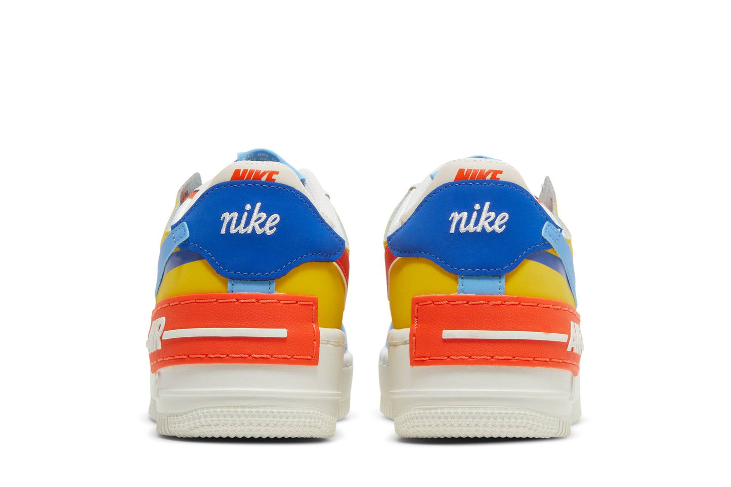 ( Women ) Nike Air Force 1 Low Shadow ‘Sail Game Royal Rush Orange University Blue’ CI0919-115