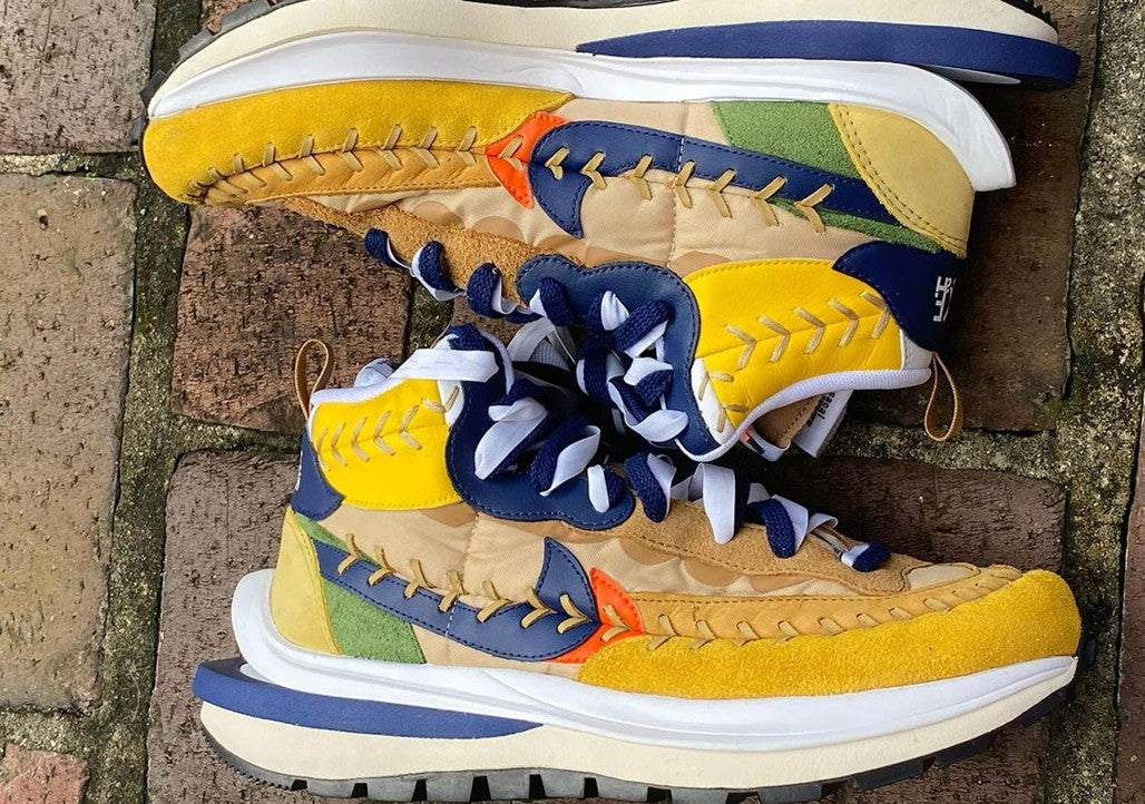 Nike Vaporwaffle X Jean Paul Gaultier X Sacai Sesame Blue Void