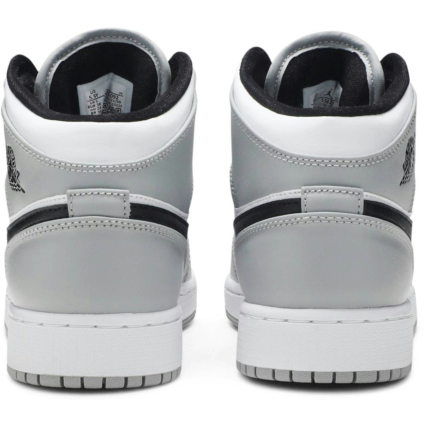 ( Grade School ) Air Jordan 1 Mid ‘Light Smoke Grey’ 554725-092