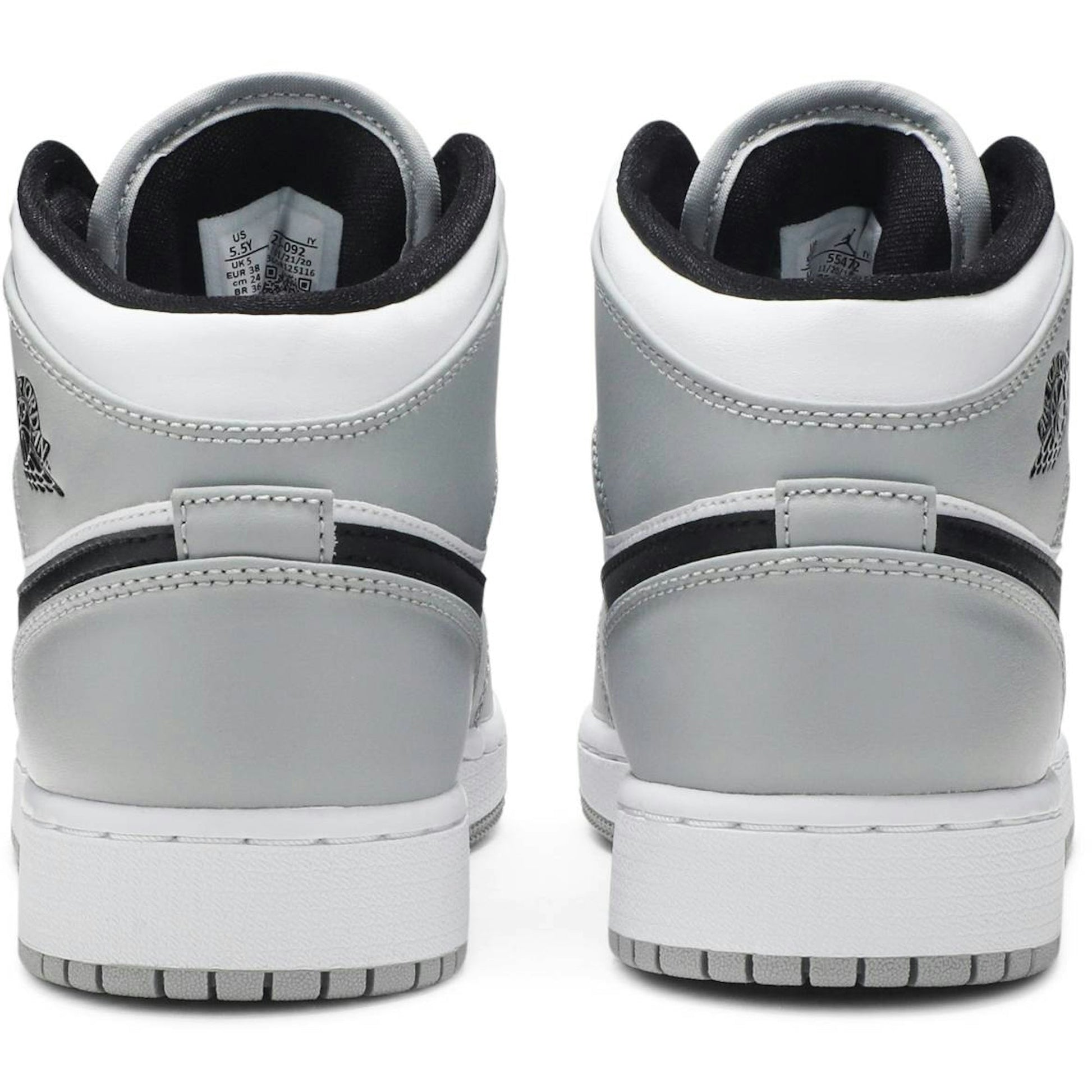 ( Grade School ) Air Jordan 1 Mid ‘Light Smoke Grey’ 554725-092