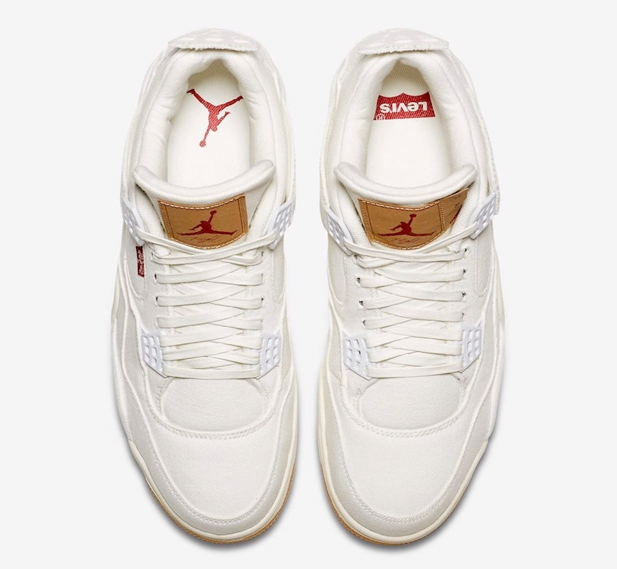 Air Jordan 4 Retro White Denim X Levis