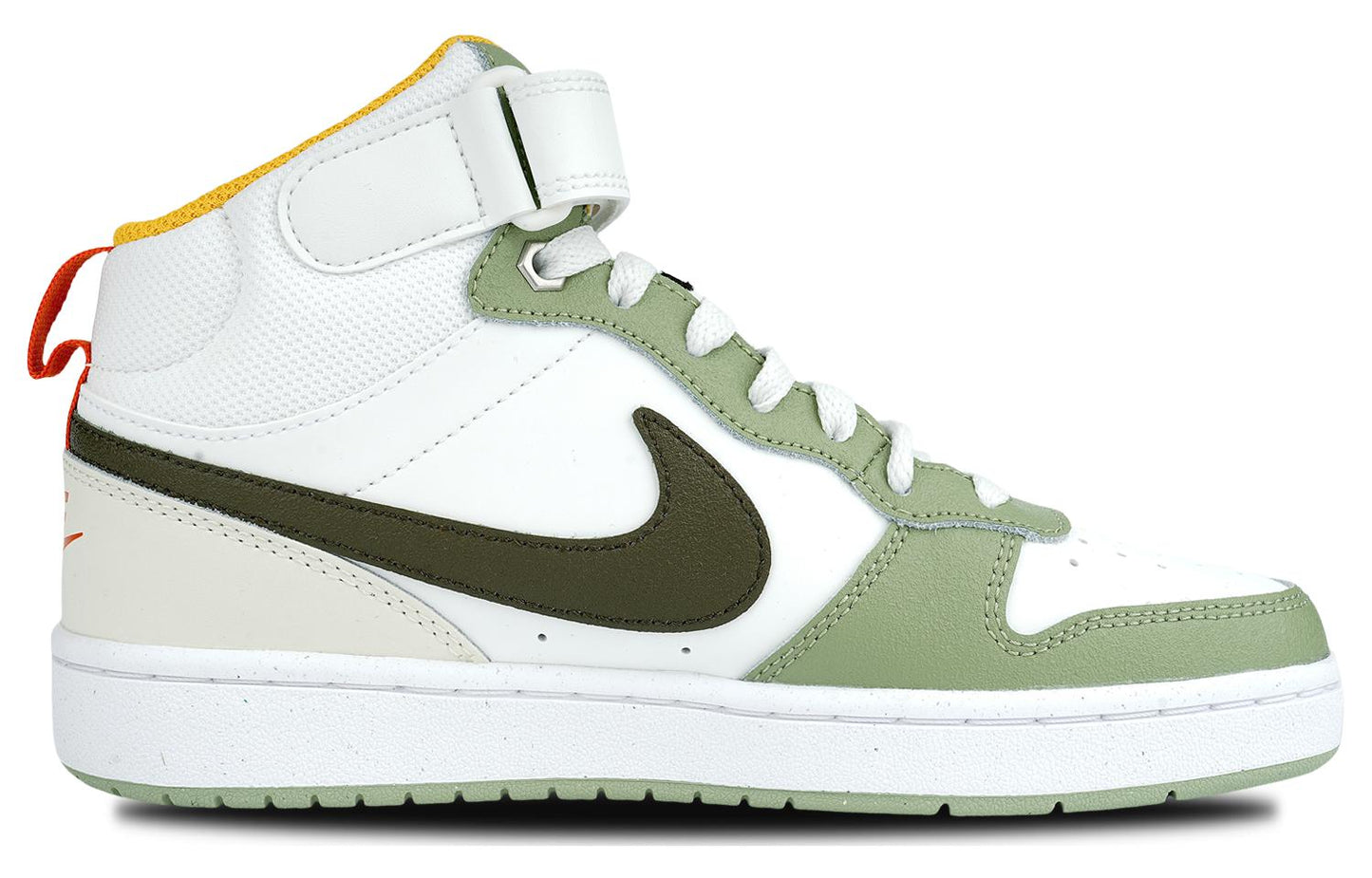 ( Youth ) Nike Court Borough Mid 2 Shoes ‘Off White Green’ FV3649-171