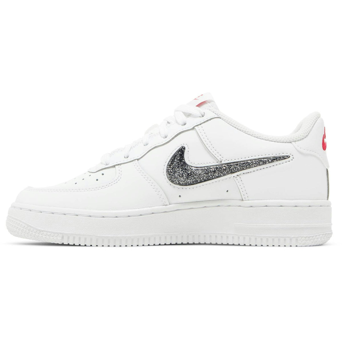 ( Grade School ) Nike Air Force 1 Low LV8 'White Metallic Silver' DC9651-100