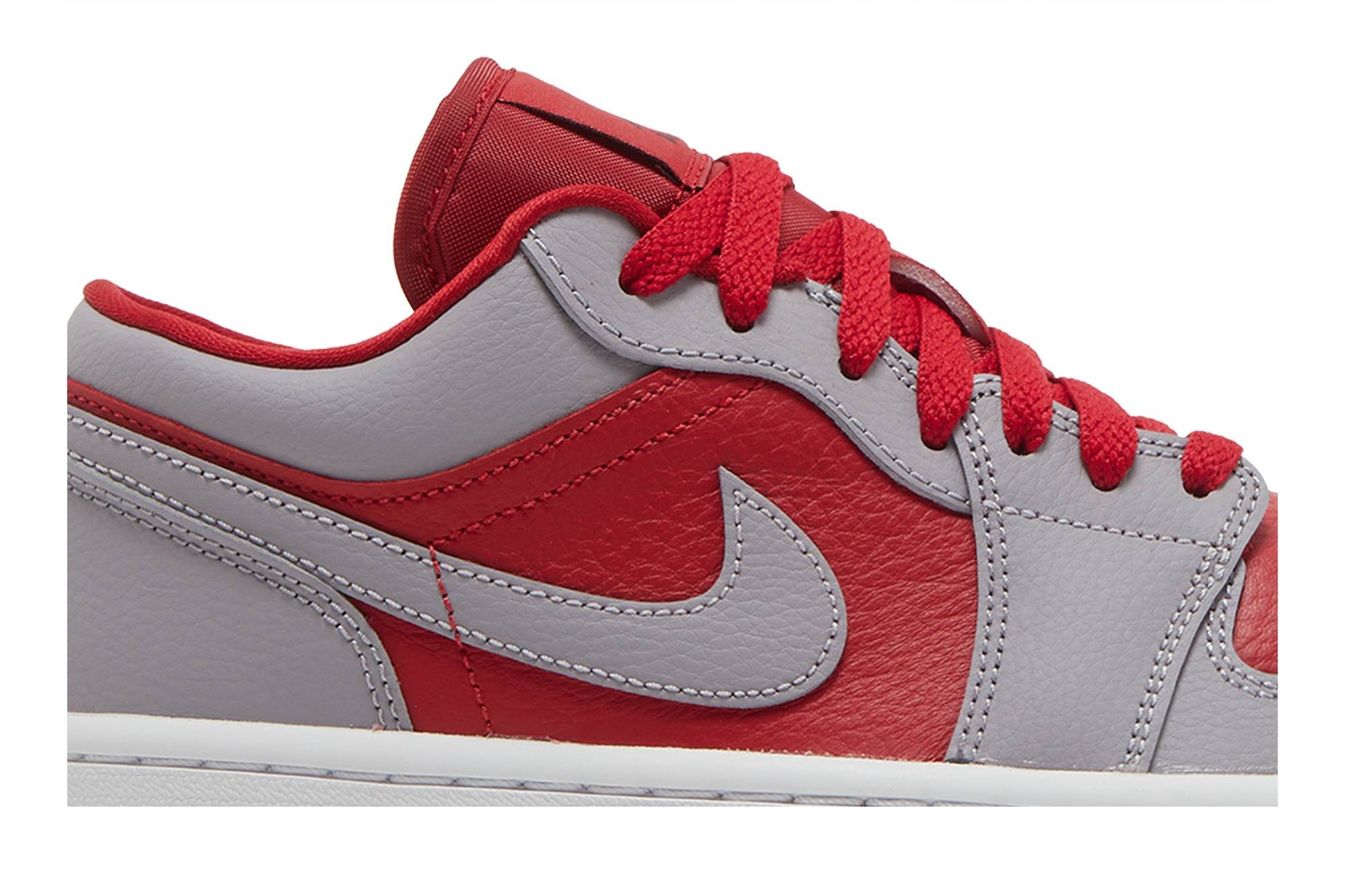 ( Women ) Air Jordan 1 Low SE ‘Split – Gym Red Cement Grey’ DR0502-600