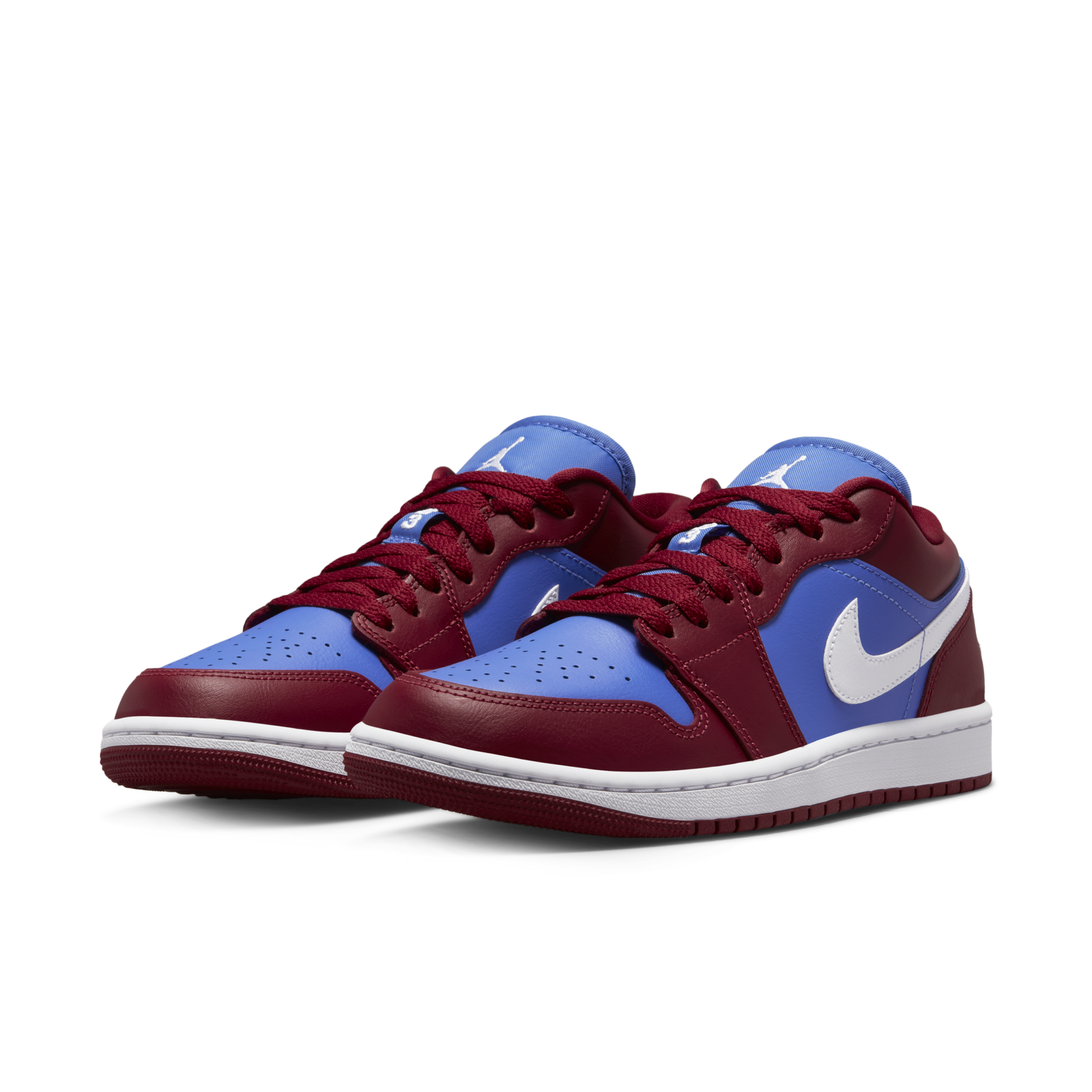 ( Women ) Air Jordan 1 Low ‘Deep Red Blue’ DC0774-604