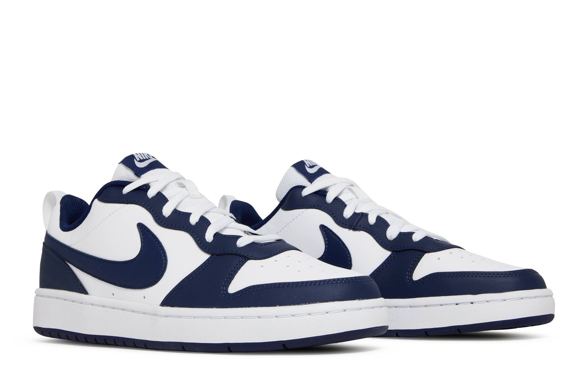 ( Grade School ) Nike Court Borough Low 2 ‘White Blue Void’ BQ5448-107