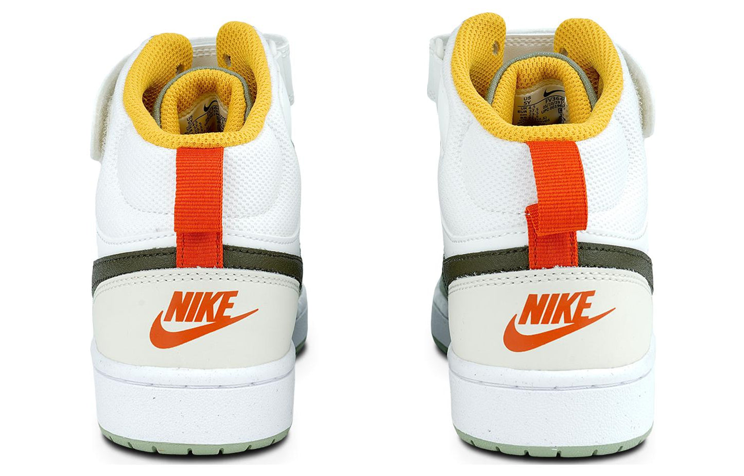 ( Youth ) Nike Court Borough Mid 2 Shoes ‘Off White Green’ FV3649-171