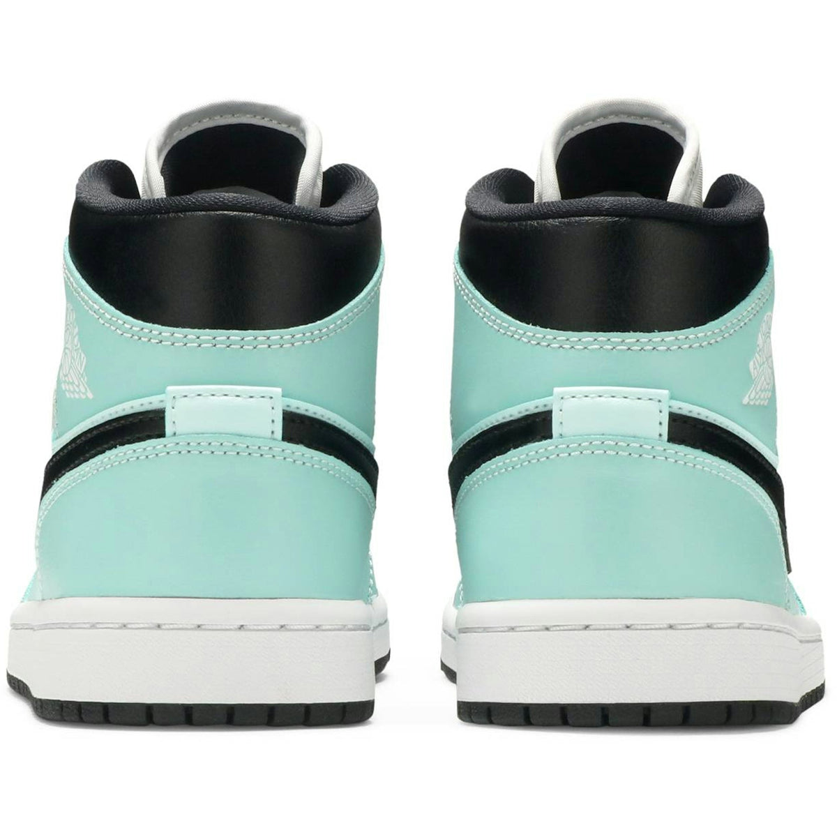 ( Women ) Air Jordan 1 Mid Aqua Black BQ6472-300