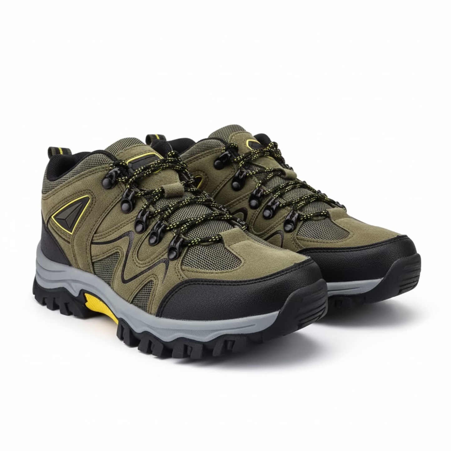 Blotcha Men's All-Terrain Hiking Shoes - Breathable Mesh Non-Slip Outdoor Sports Cycling Footwear