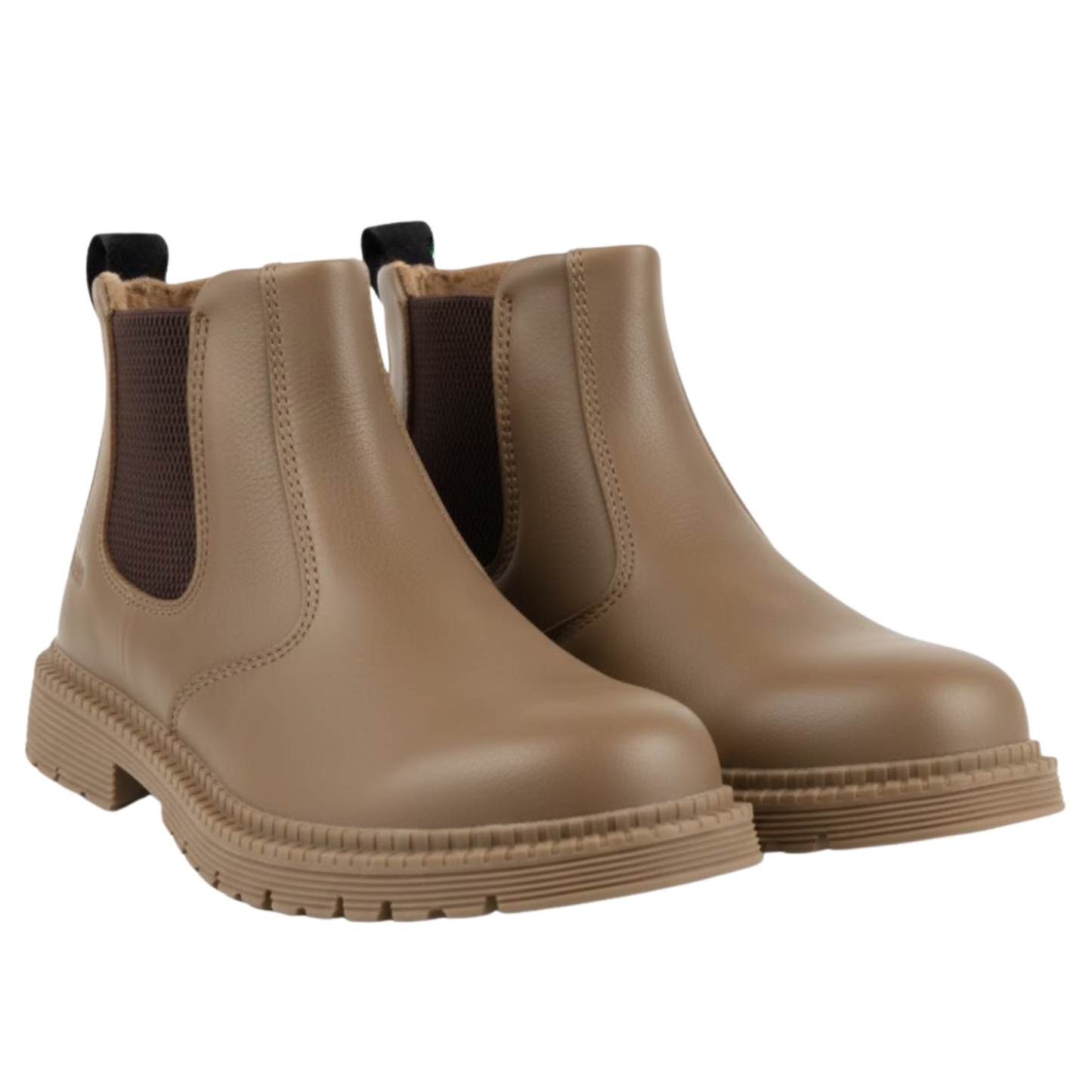 Blotcha Men's Brown Leather Chelsea Work Safety Boots