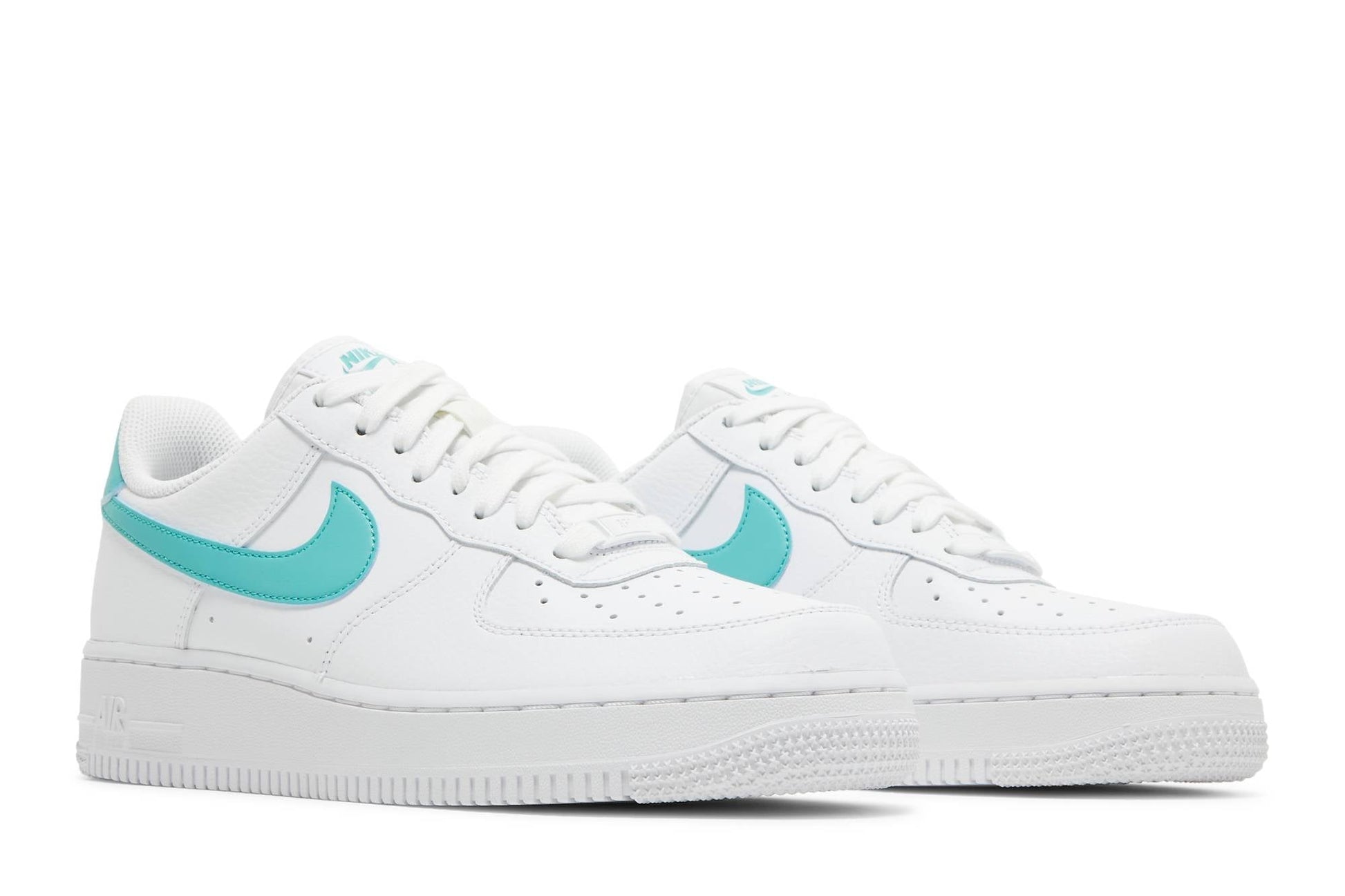 ( Women ) Nike Air Force 1 ’07 ‘White Washed Teal’ DD8959-101