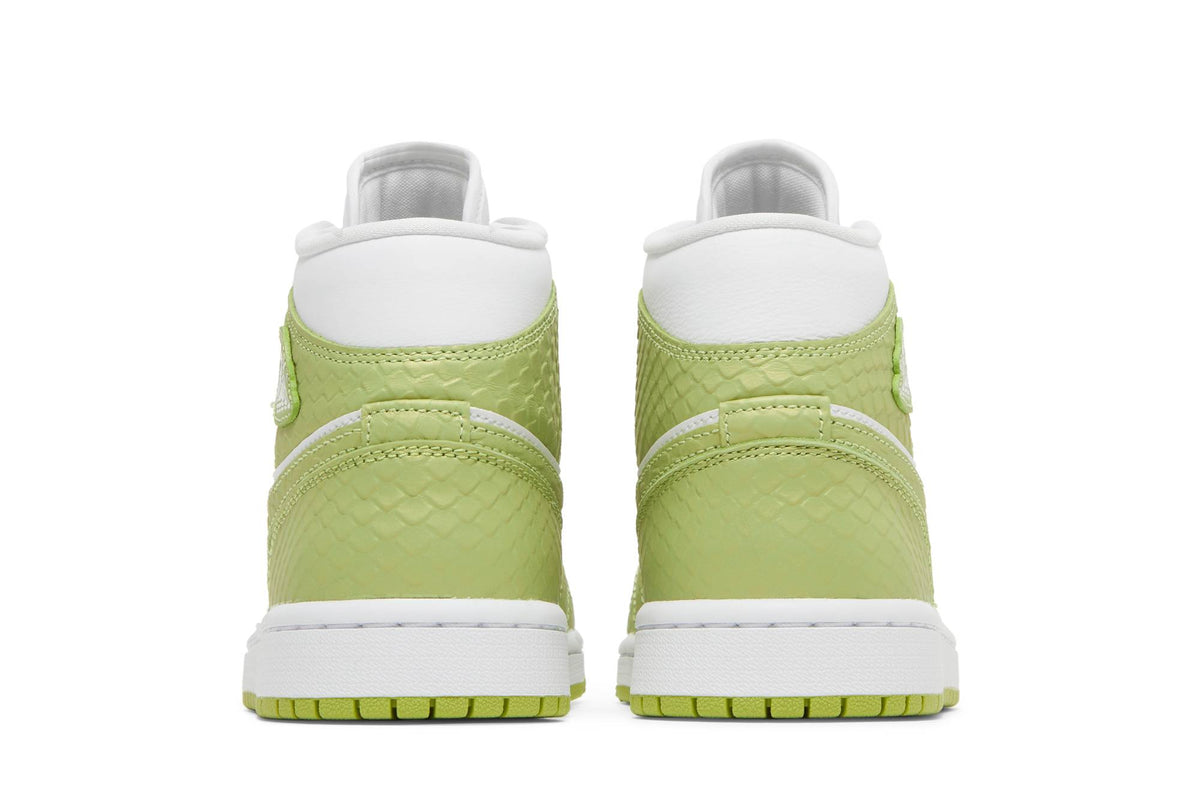 ( Women ) Air Jordan 1 Mid SE Green Python DV2959-113