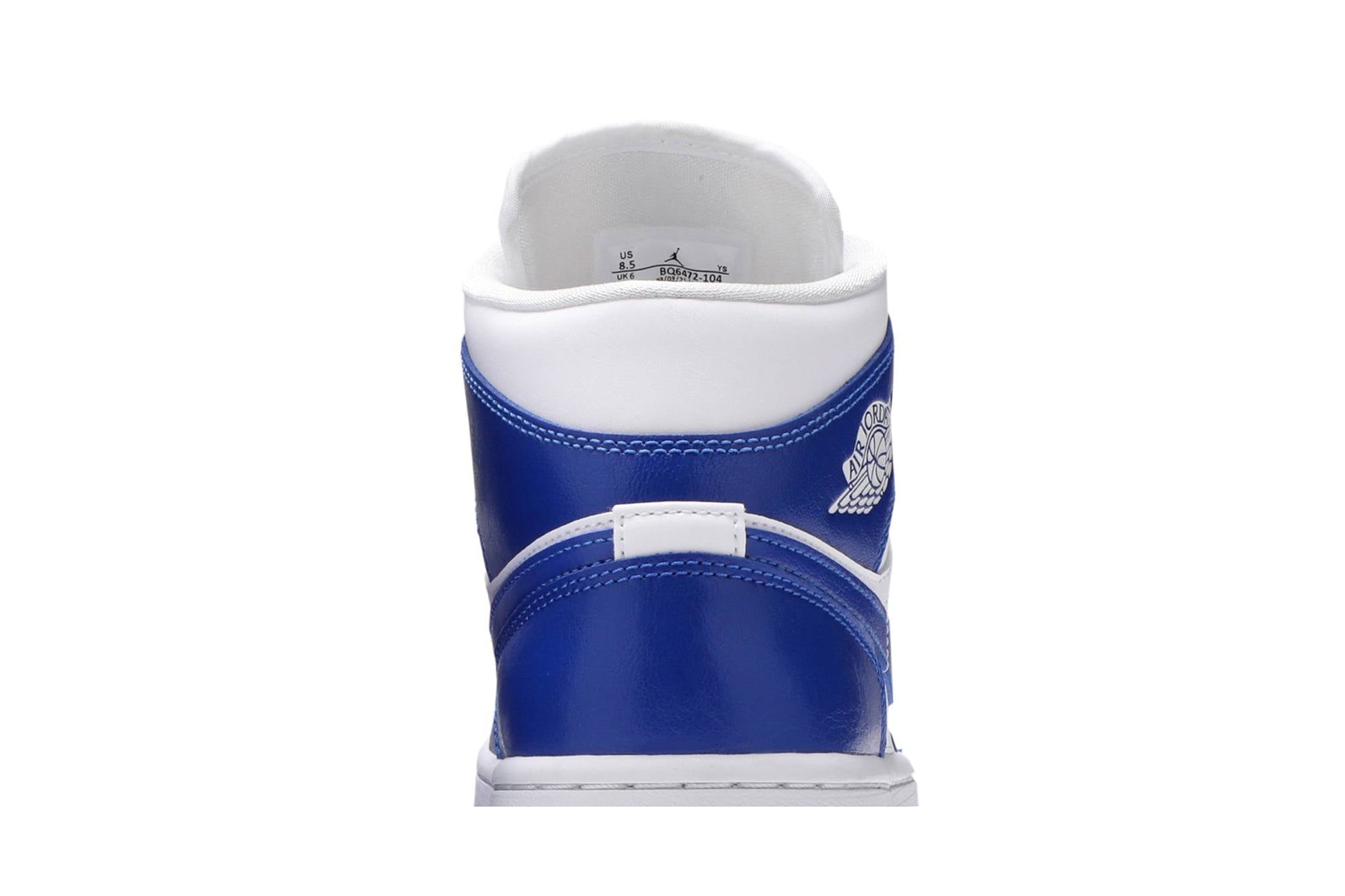 ( Women ) Air Jordan 1 Mid ‘Kentucky Blue’ BQ6472-104