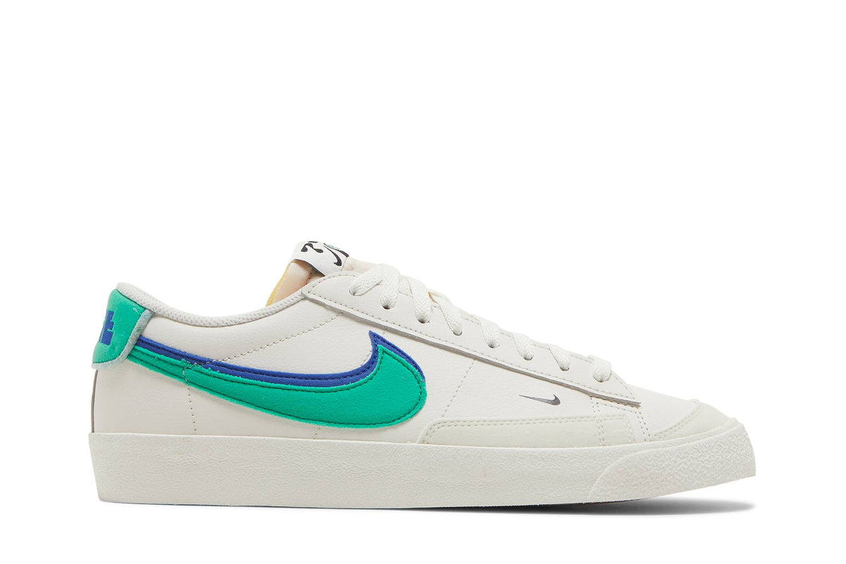 Nike Blazer Low 72 Double Swoosh 'Sail Green Blue' DO9777-001