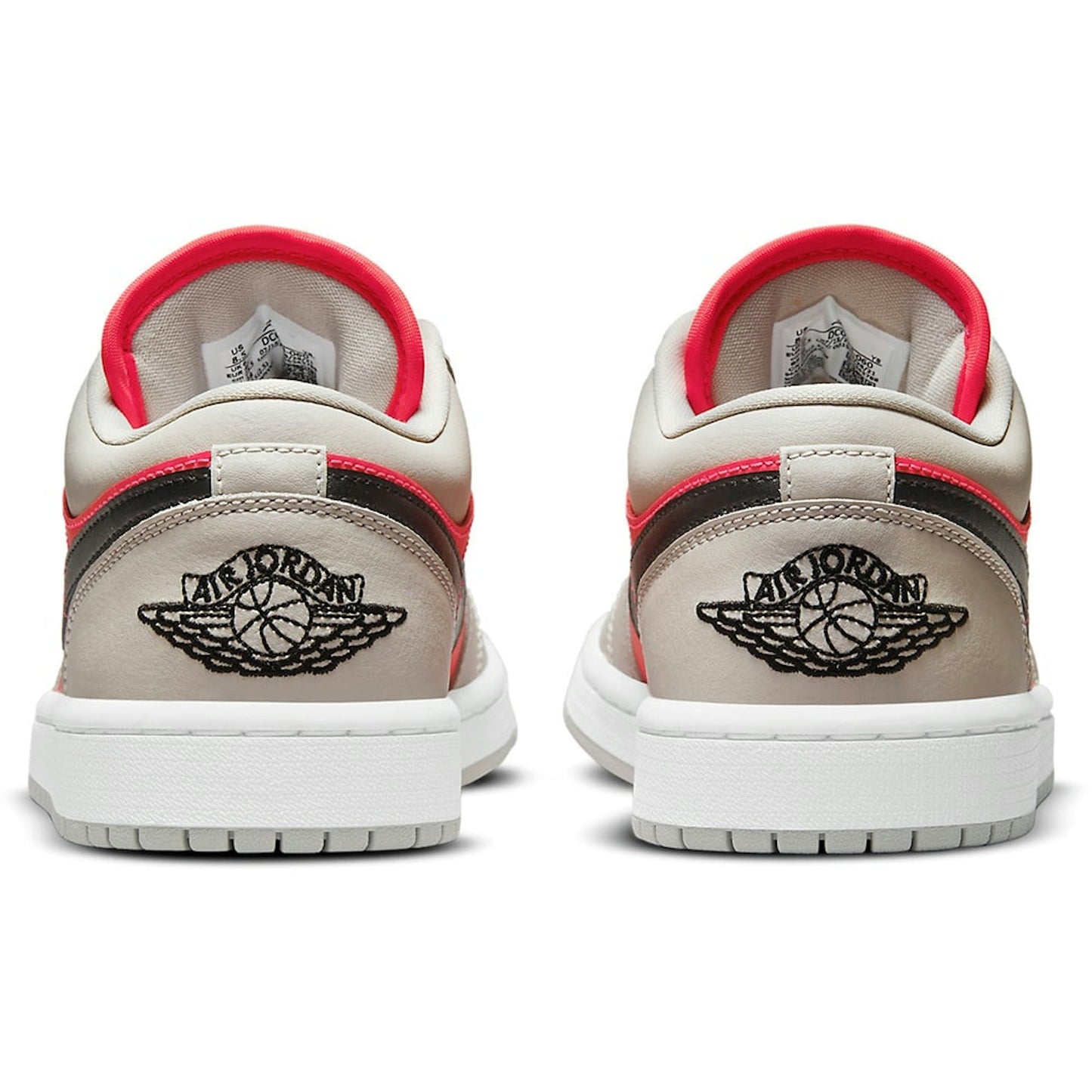 ( Women ) Air Jordan 1 Low ‘Light Iron Ore Siren Red’ DC0774-060