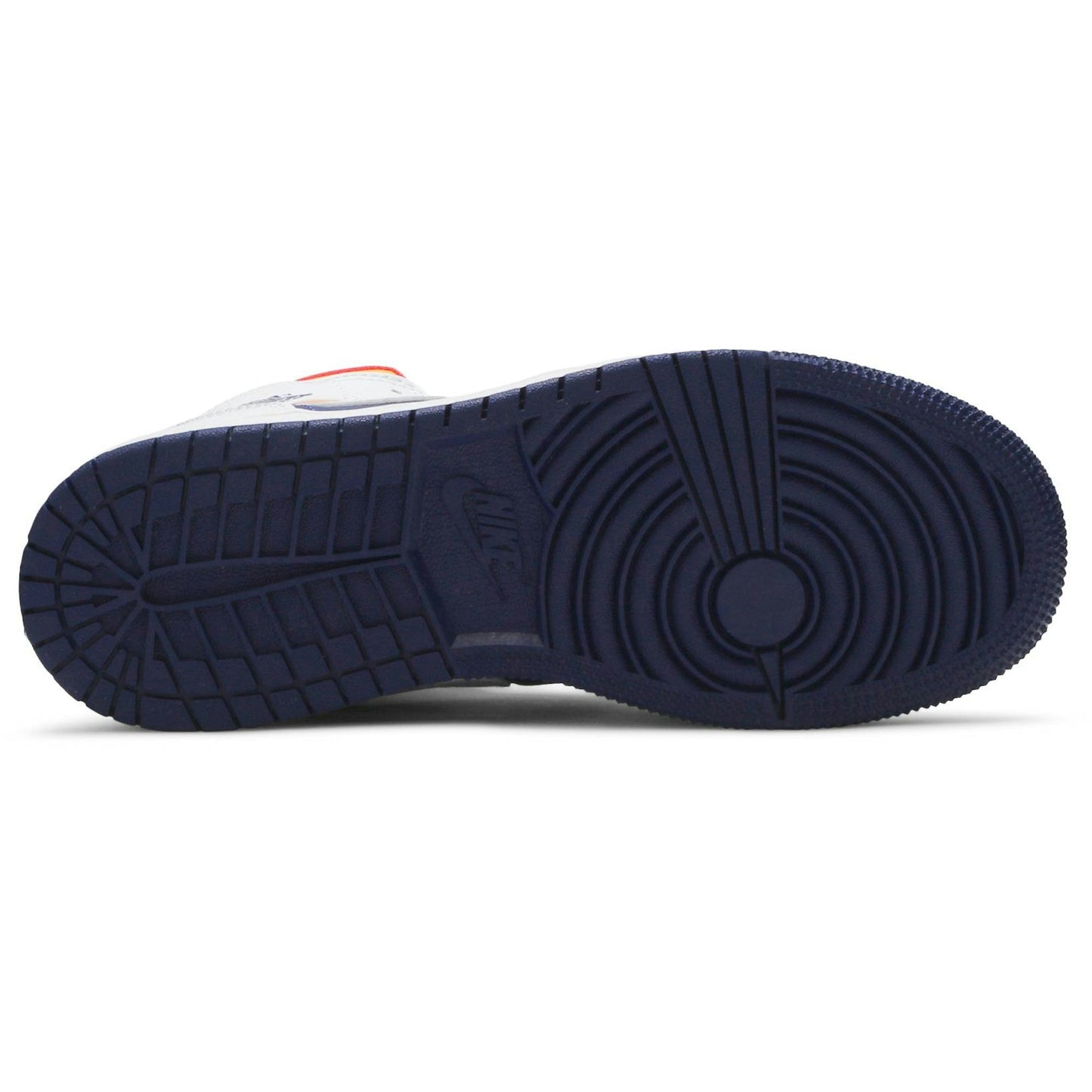 ( Grade School ) Air Jordan 1 Mid ‘White Deep Royal Blue’ 554725-131