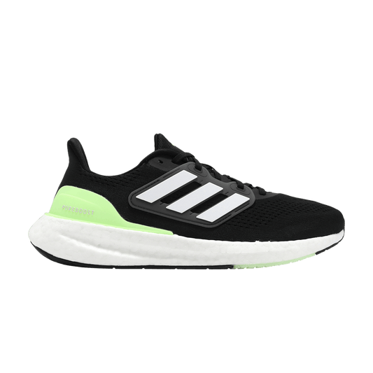 Adidas PureBoost 23 Wide Black Green Spark IF9657