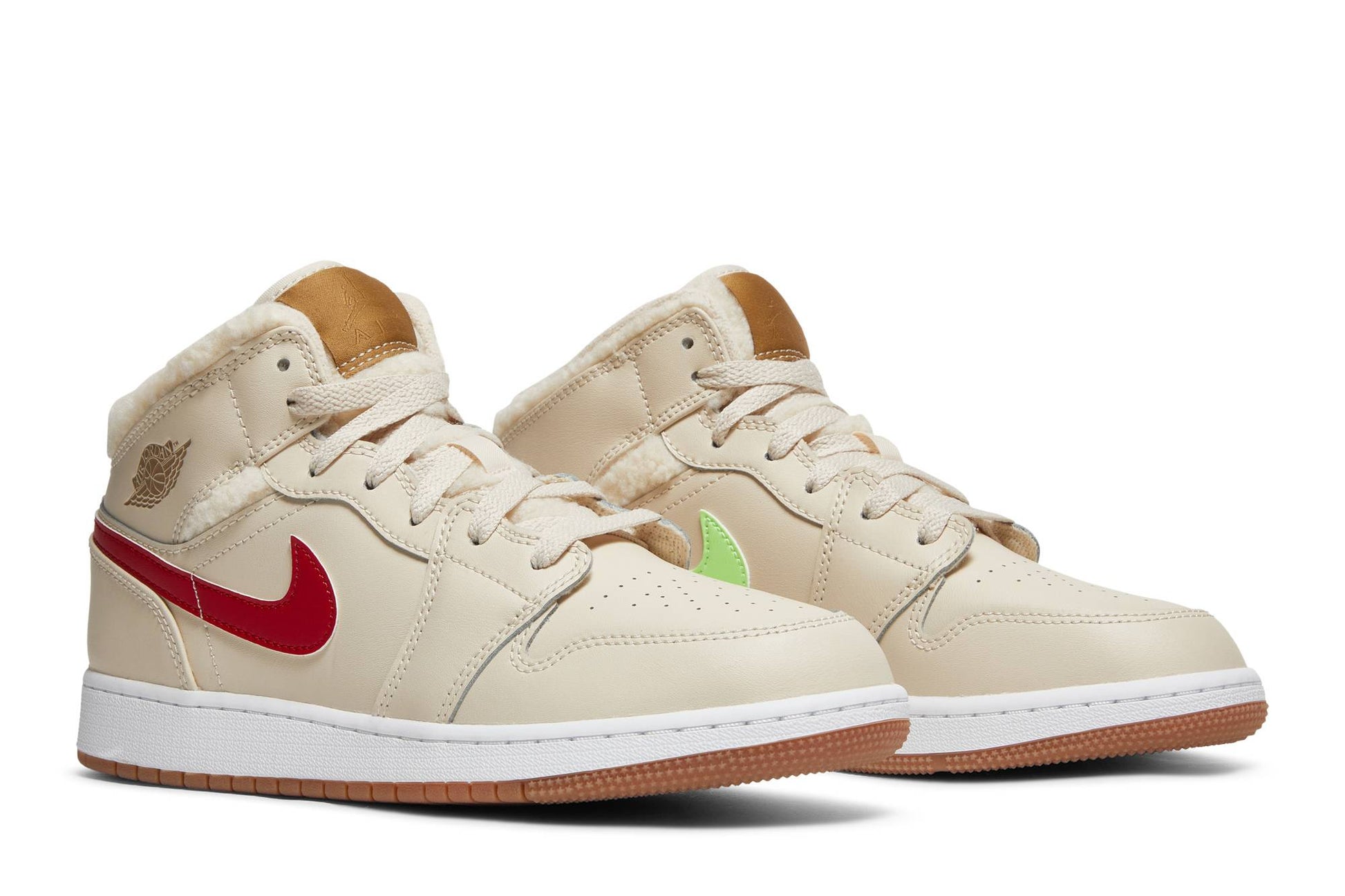 ( Grade School ) Air Jordan 1 Mid Utility ‘Fleece’ DO2207-264