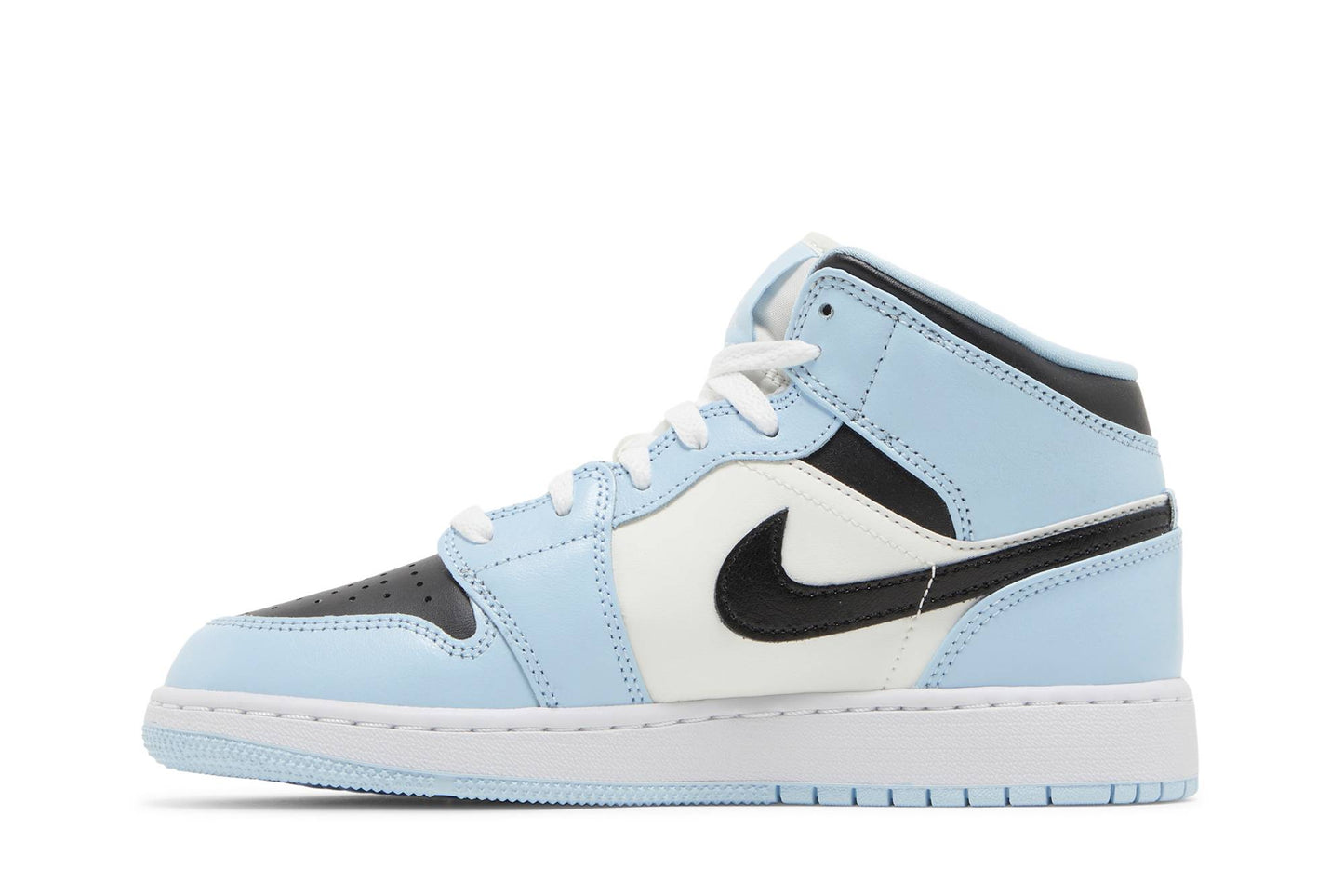 ( Grade School ) Air Jordan 1 Mid ‘Ice Blue’ 555112-401