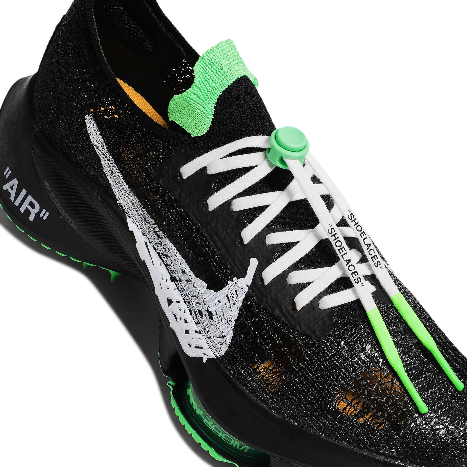 Off-White X Nike Air Zoom Turbo Next% Flyknit ‘Black’ CV0697-001
