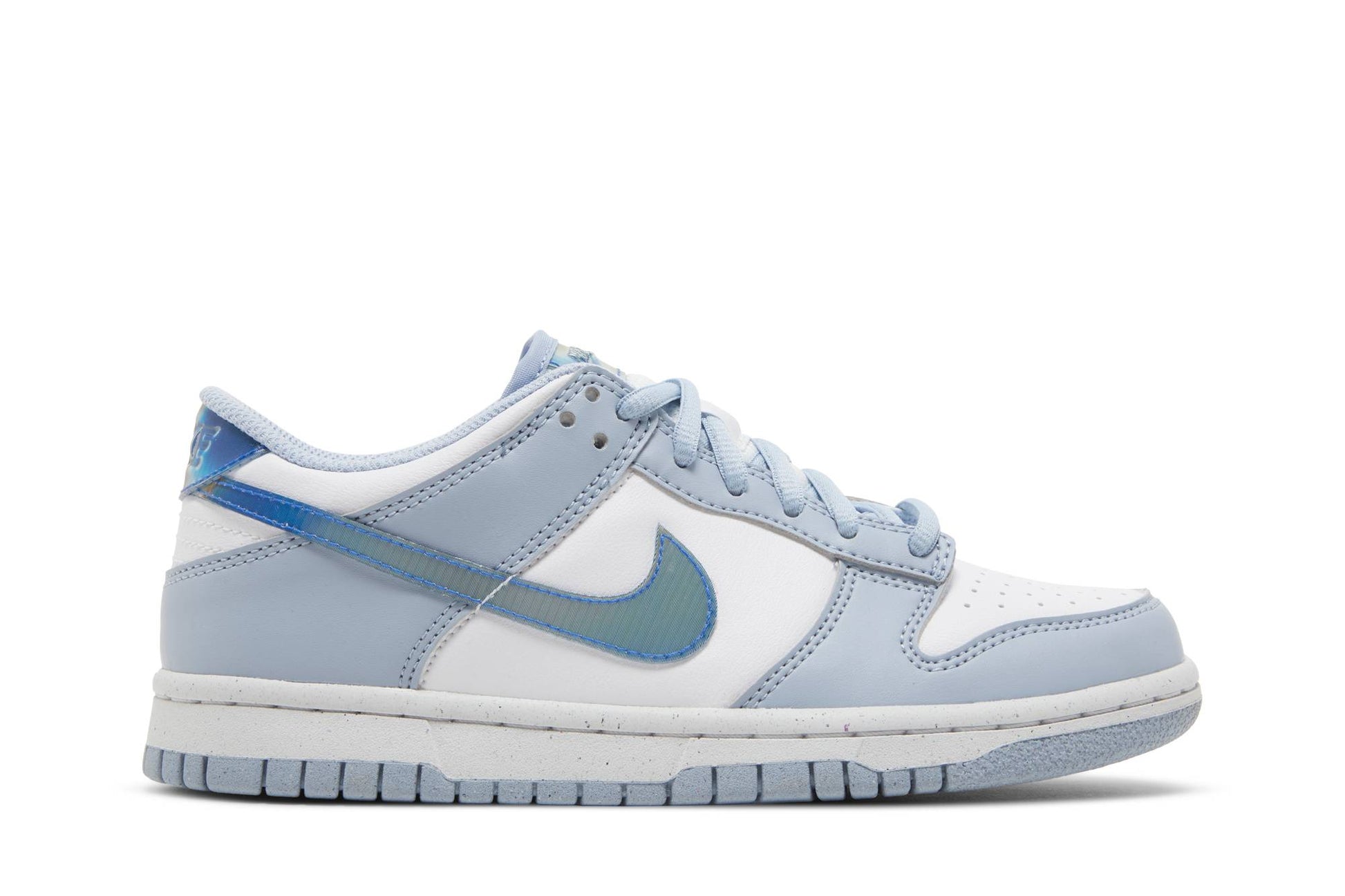 ( Grade School ) Nike Dunk Low Next Nature ‘Blue Whisper Lenticular’ FJ4668-400