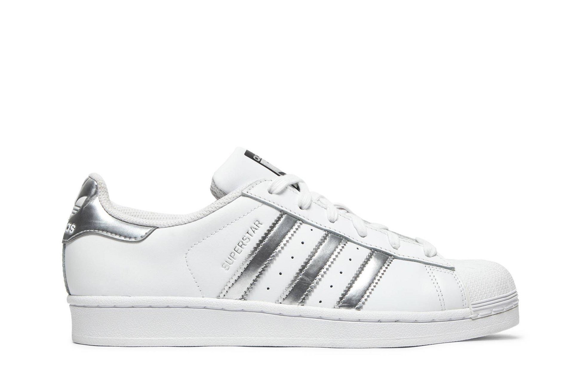 ( Women ) Adidas Superstar ‘White Silver Metallic’ AQ3091