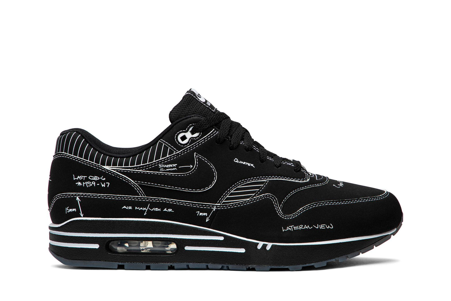 Nike Air Max 1 ‘Tinker Sketch To Shelf – Black Schematic’ CJ4286-001