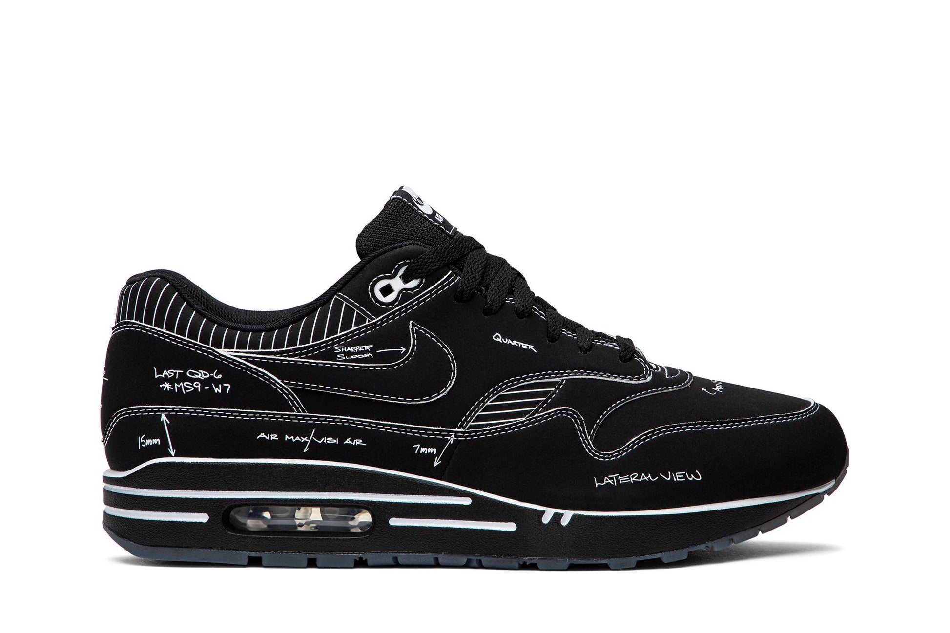 Nike Air Max 1 ‘Tinker Sketch To Shelf – Black Schematic’ CJ4286-001