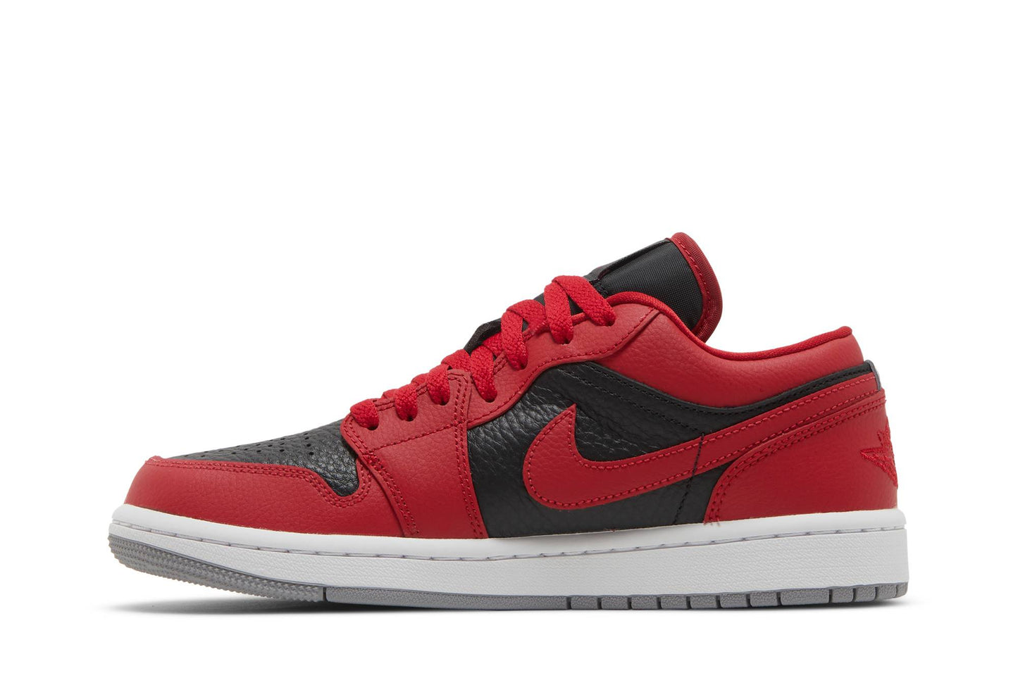 ( Women ) Air Jordan 1 Low SE ‘Split – Gym Red Cement Grey’ DR0502-600