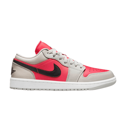 ( Women ) Air Jordan 1 Low ‘Light Iron Ore Siren Red’ DC0774-060