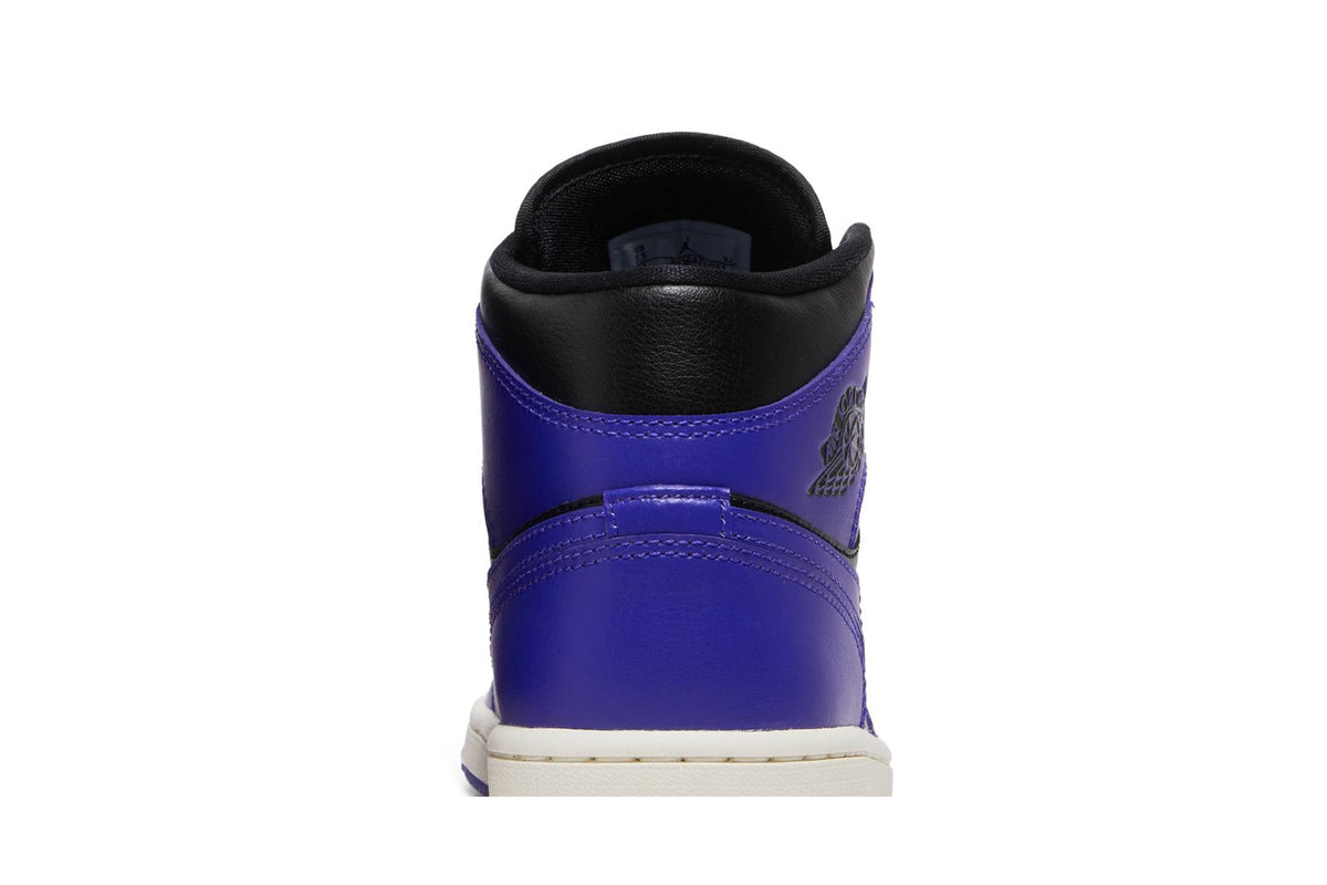 ( Women ) Air Jordan 1 Mid 'Purple And Black' BQ6472-051