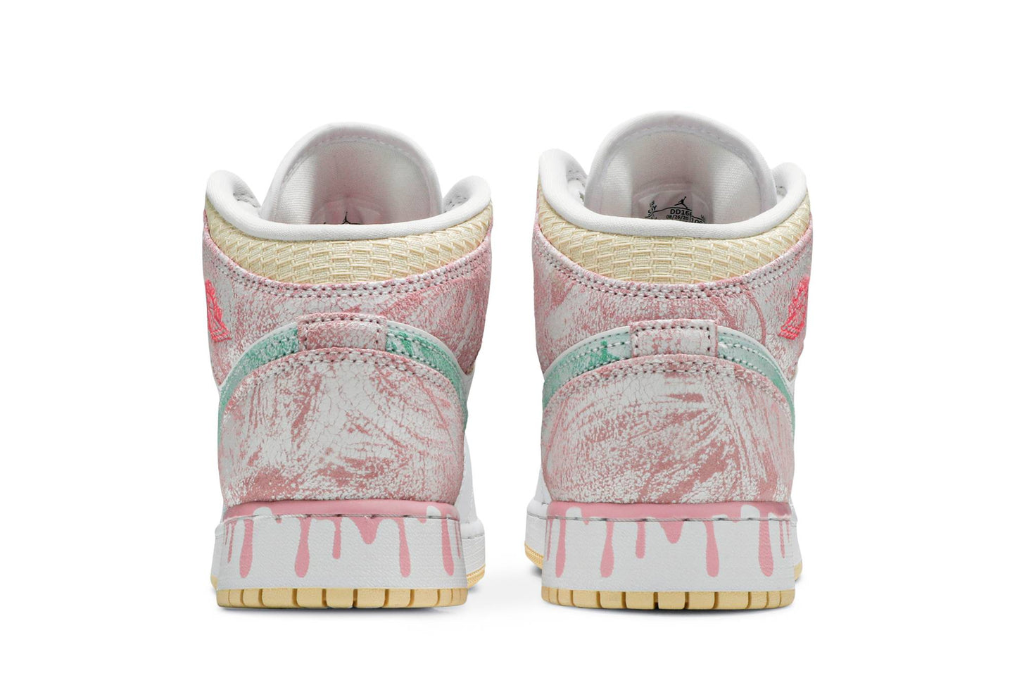( Grade School ) Air Jordan 1 Mid SE ‘Ice Cream’ DD1666-100