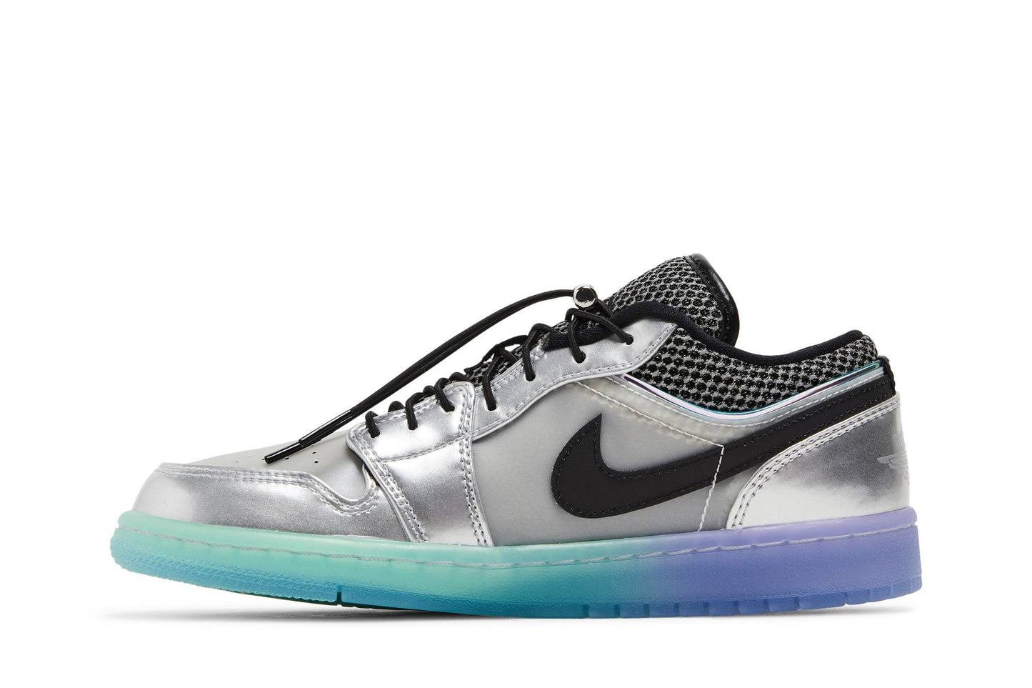 ( Women ) Air Jordan 1 Low SE ‘Metallic Silver Gradient’ DJ5199-109