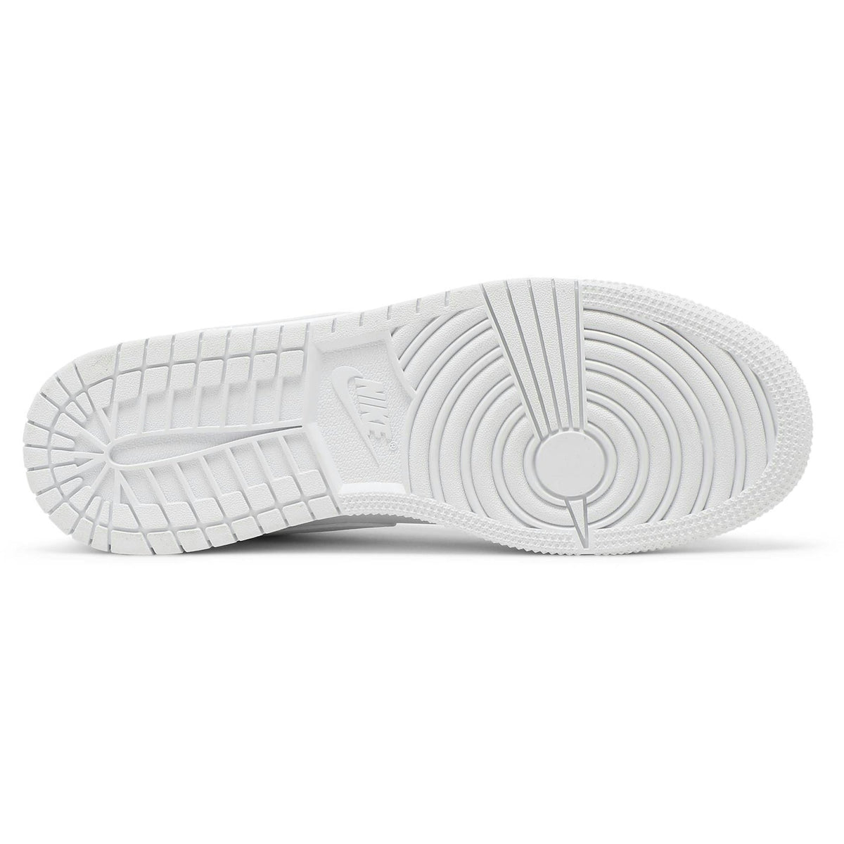 ( Grade School ) Air Jordan 1 Low Triple White 553560-130