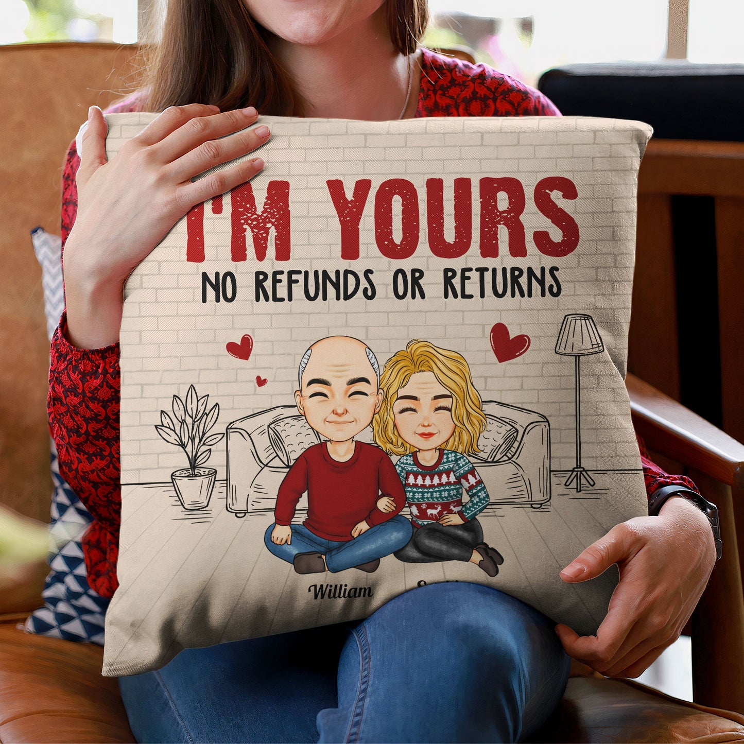 Annoying Each Other For Many Years – Personalized Pillow –  Anniversary Gift For Couples, Husband Wife