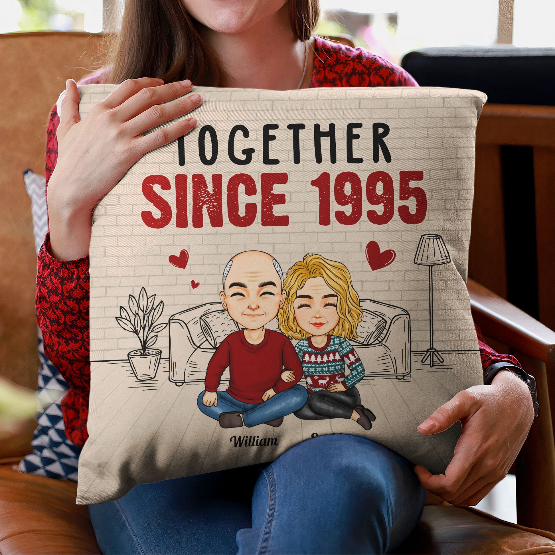 Annoying Each Other For Many Years – Personalized Pillow –  Anniversary Gift For Couples, Husband Wife