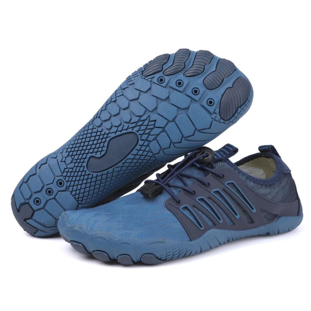 Blotcha Men's Barefoot Walking Shoes - Breathable Mesh Lightweight Outdoor Hiking Sneakers