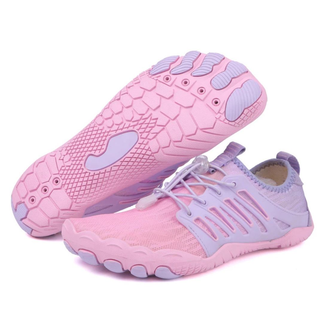 Blotcha Men's Barefoot Walking Shoes - Breathable Mesh Lightweight Outdoor Hiking Sneakers