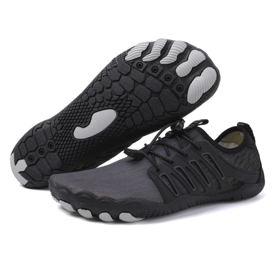 Blotcha Men's Barefoot Walking Shoes - Breathable Mesh Lightweight Outdoor Hiking Sneakers