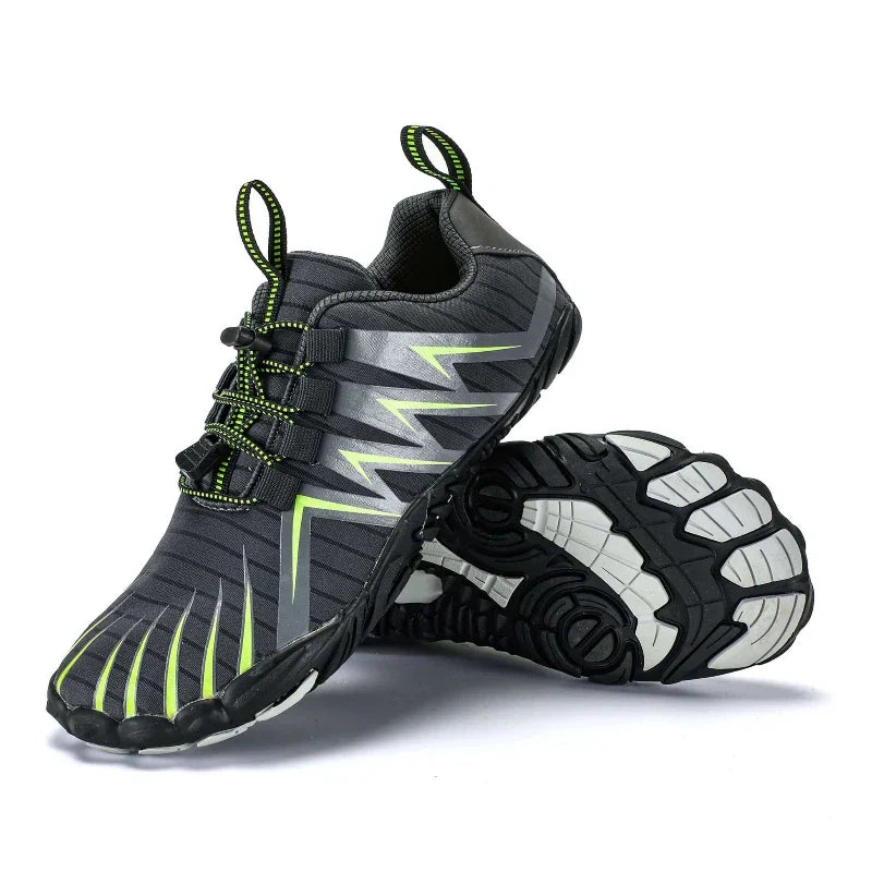 Blotcha Men's Five-Finger Hiking Shoes Breathable Barefoot Trail Running Climbing Sneakers