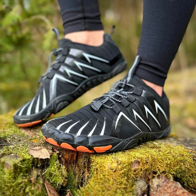 Blotcha Men's Five-Finger Hiking Shoes Breathable Barefoot Trail Running Climbing Sneakers